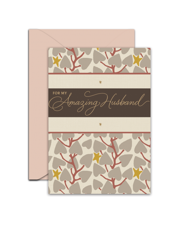 Greeting Card - GC2916-HAL064 - FOR MY Amazing Husband